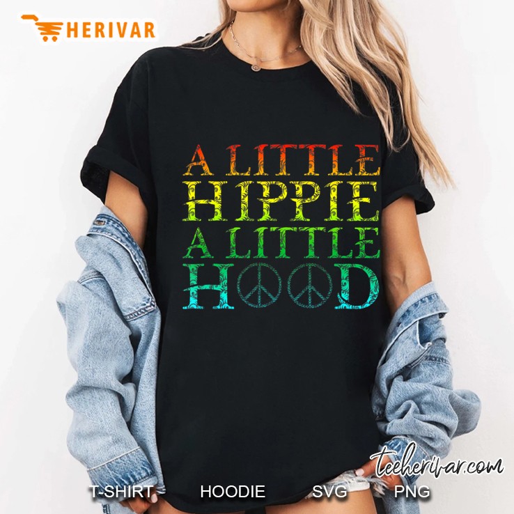 A Little Hippie A Little Hood Ladies Tee