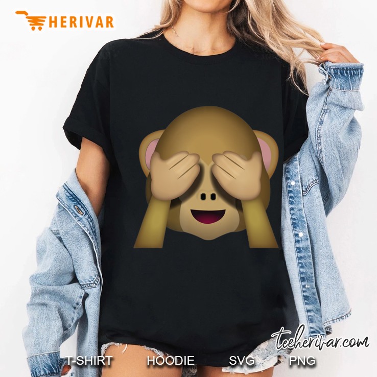 Emoji Monkey See No Evil Hoodie