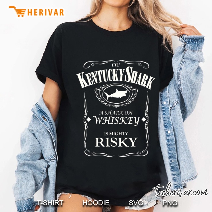 Kentucky Shark Space Ghos Ladies Tee