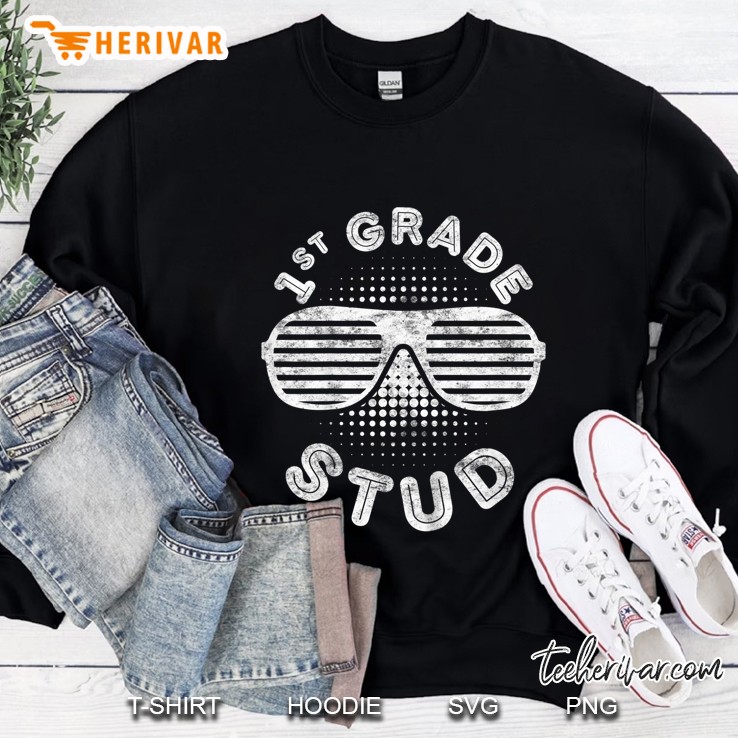 Kids 1St Grade Stud First Grade Back To School Sweatshirt
