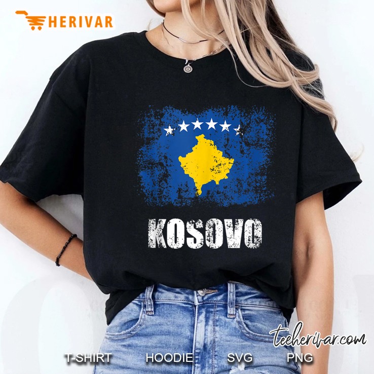 Kosovo Shirt Independence Day Kosovan Patriotic Kosovo Flag Ladies Tee