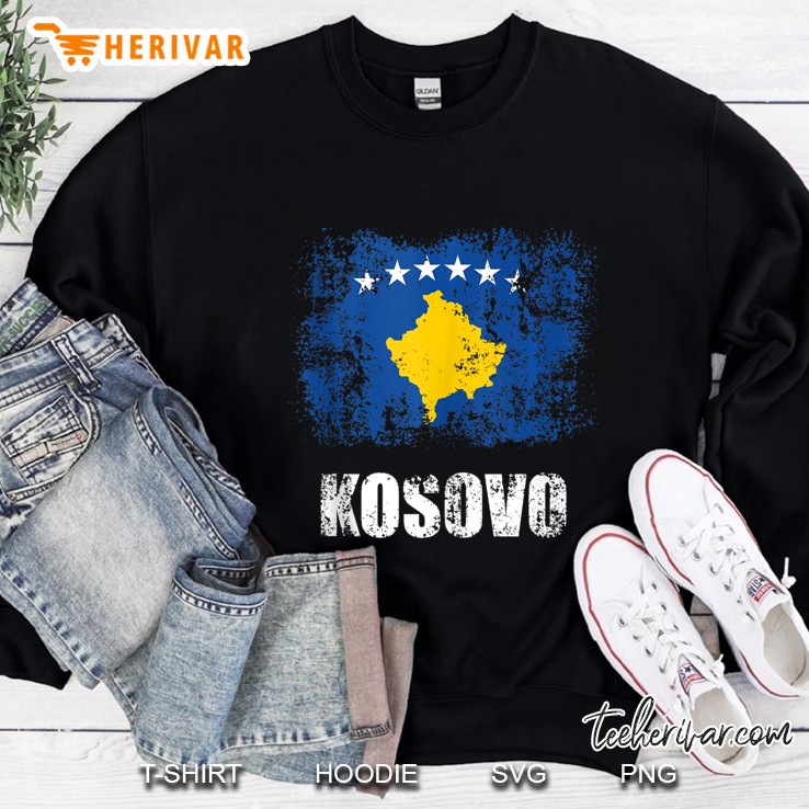 Kosovo Shirt Independence Day Kosovan Patriotic Kosovo Flag Sweatshirt