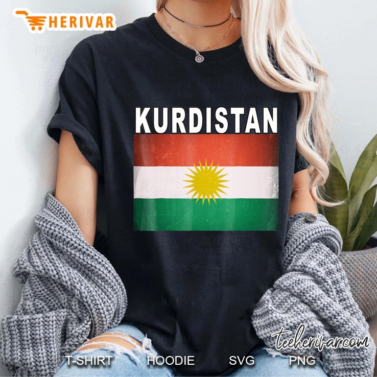 Kurdistan Independence Kurdish Flag Ladies Tee