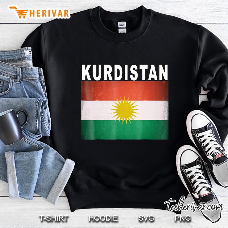 Kurdistan Independence Kurdish Flag Sweatshirt