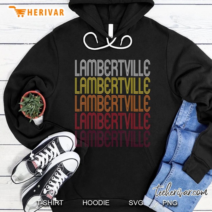 Lambertville, Nj Vintage Style New Jersey Hoodie