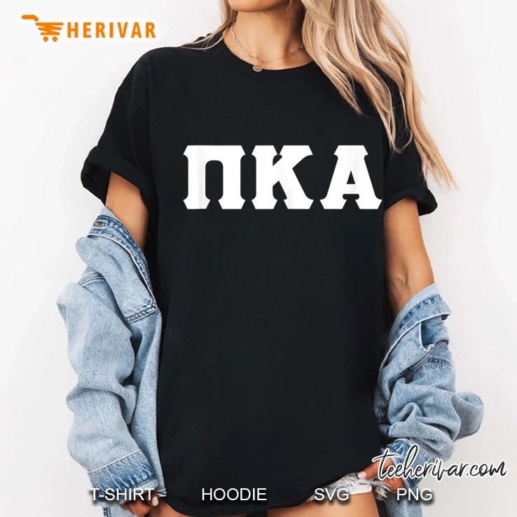 Mens Greek Letters - Pi, Kappa, And Alpha Tank Top Hoodie