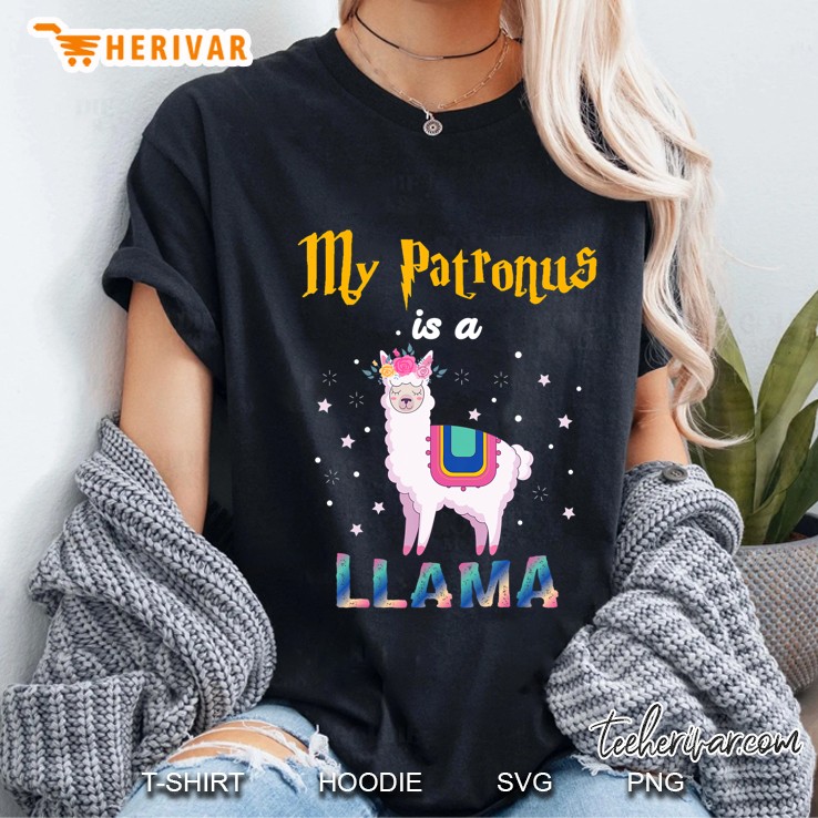 My Patronus Is A Llama - Funny Llamas Lover Gift Hoodie