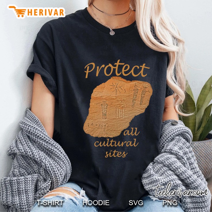 Petroglyphs. Protect All Cultural Sites Ladies Tee