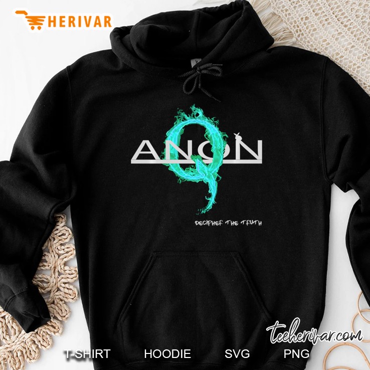 Qanon Wwg1wga Follow The Rabbit Conspiracy Theory Pullover Hoodie