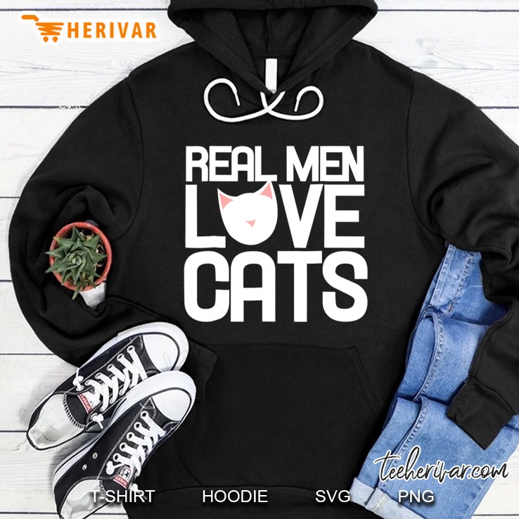 Real Men Love Cats Shirt For Cat People Caturday Mugs