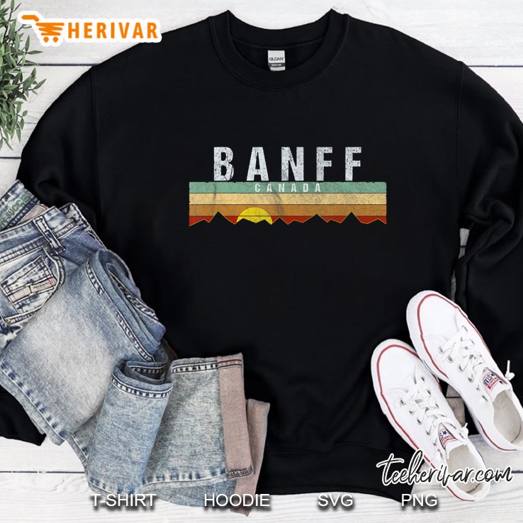 Retro Vintage Banff Canada Sweatshirt