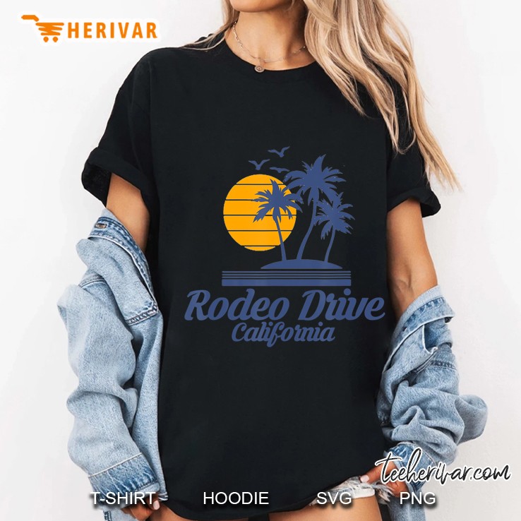 Rodeo Drive California Shirt Ca Cali Beverly Hills Souvenir Ladies Tee