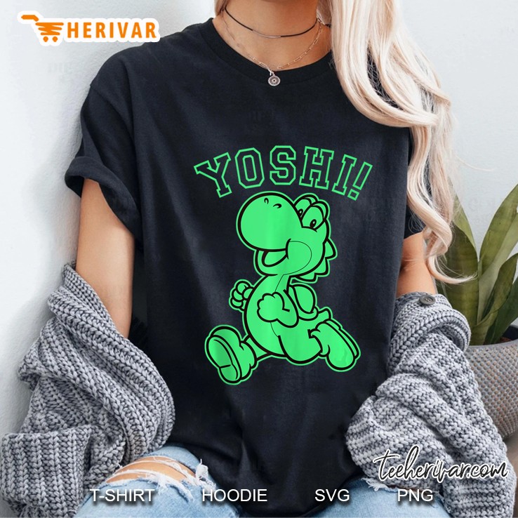 Super Mario Yoshi Green Run Ladies Tee