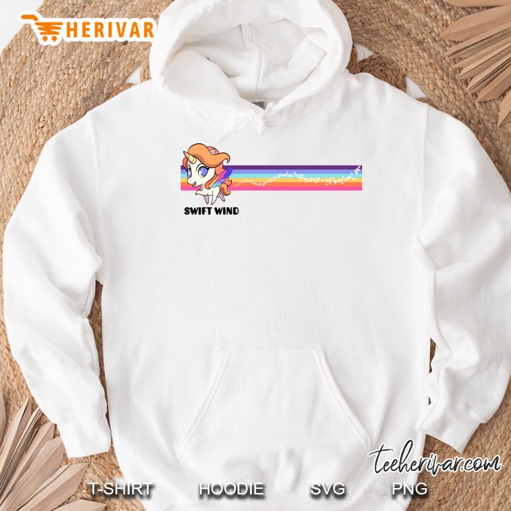 Dreamworks She-Ra Swift Wind Rainbow Stripe Hoodie