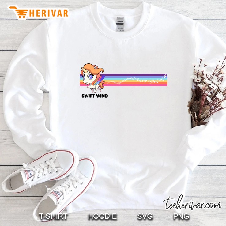 Dreamworks She-Ra Swift Wind Rainbow Stripe Sweatshirt