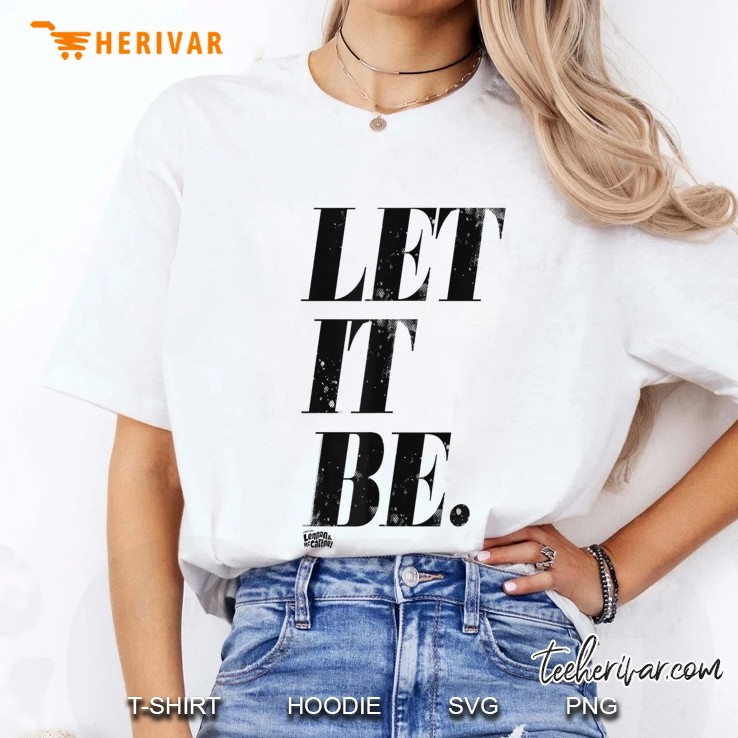 Lyrics By Lennon And Mccartney - Let It Be Ladies Tee
