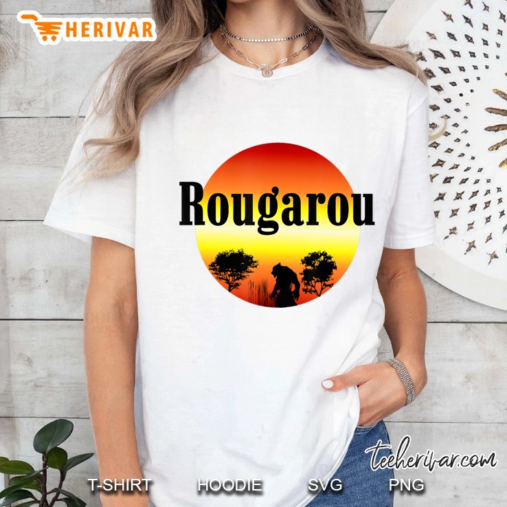 Rougarou Louisiana Landscape Swamp Monster Werewolf Tee Ladies Tee