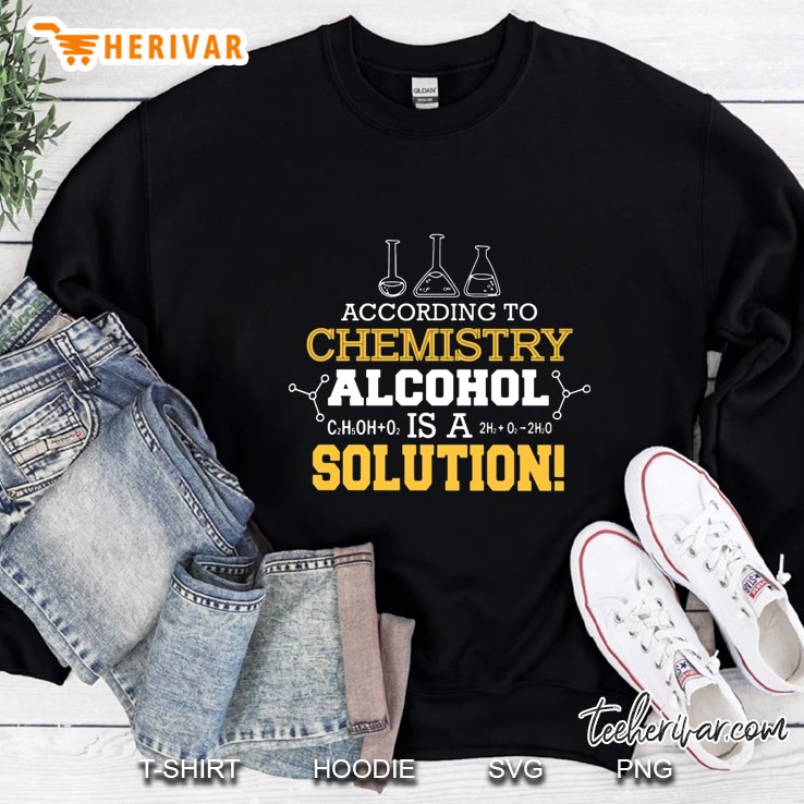 According To Chemistry Alcohol Is A Solution Mugs