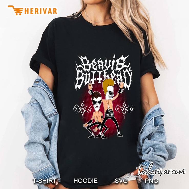 Beavis And Butthead Kiss Rock Band Hoodie