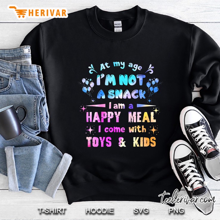 At My Age I'm Not A Snack I'm A Happy Meal Watercolor Mugs