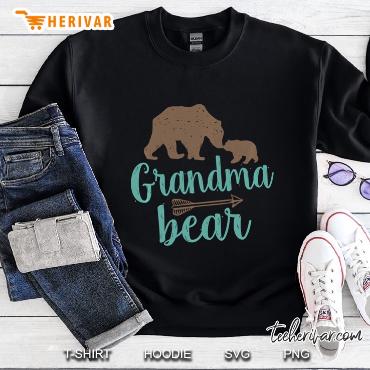 Cute Grandma Bear Pullover Sweatshirt