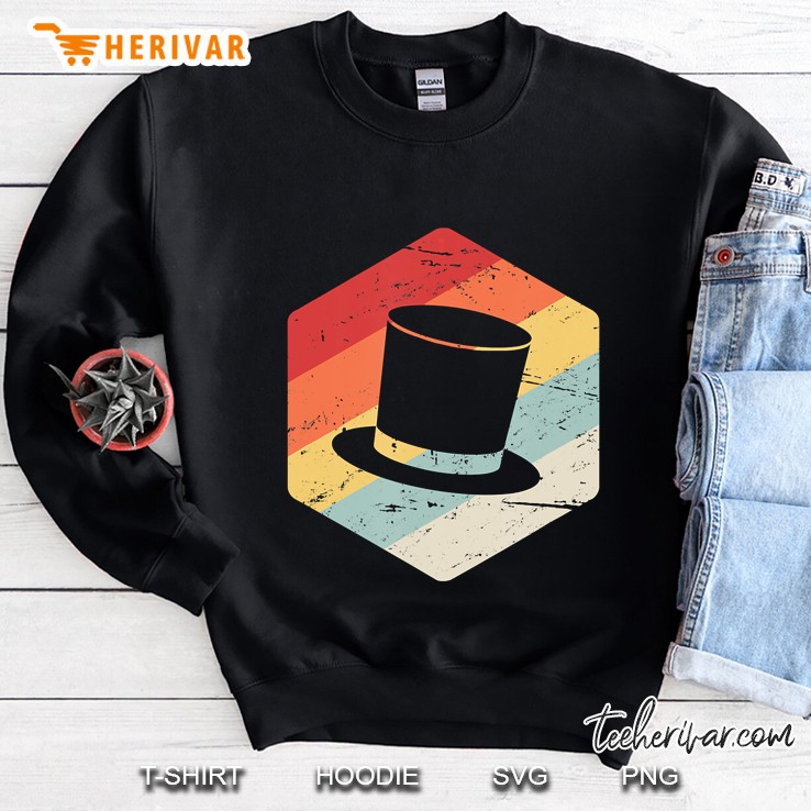 Retro Vintage Magician Magic Top Hat - Professional Magician Sweatshirt