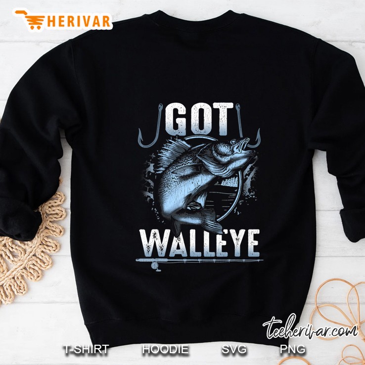 Best Walleye Fishing Shirt Fisherman Gift Idea Vintage T Sweatshirt