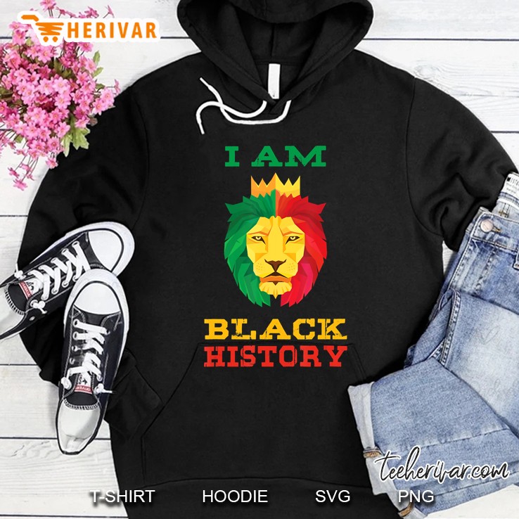 I Am Black History Beauty African Month Proud Tee Hoodie