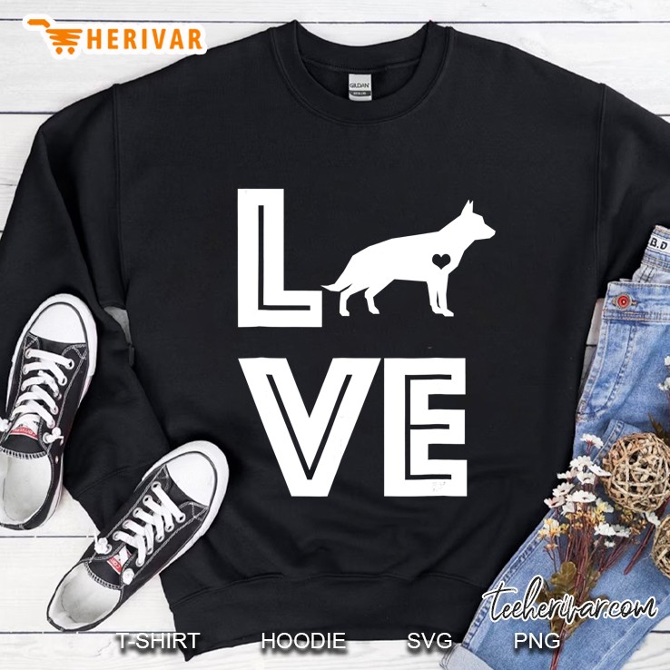 I Heart Dogs German Shepherd Pet Lover Gift G002510 Ver2 Sweatshirt