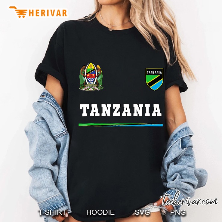 Tanzania Sportsoccer Jersey Tee Flag Football Hoodie