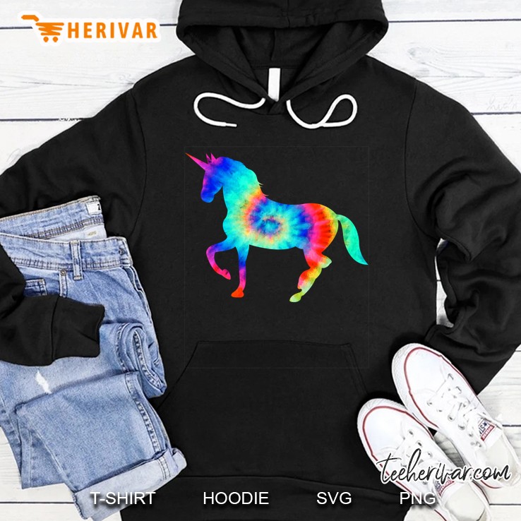 Tie Dye Unicorn Shirt Colorful Tye Dye Horse Horn Mugs