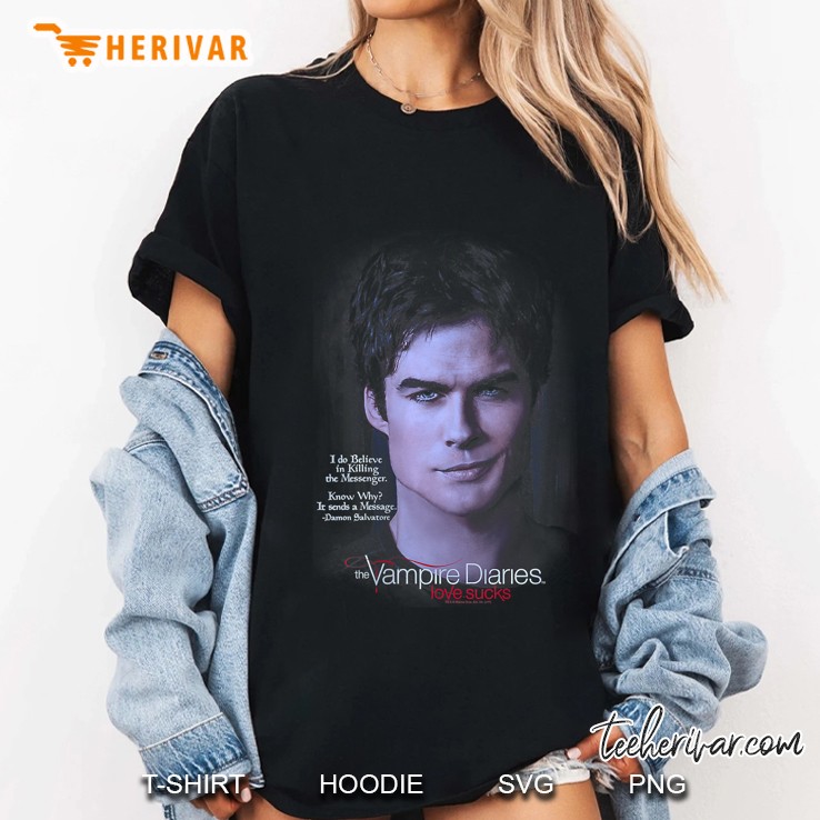 Womens Vampire Diaries Messenger Ladies Tee