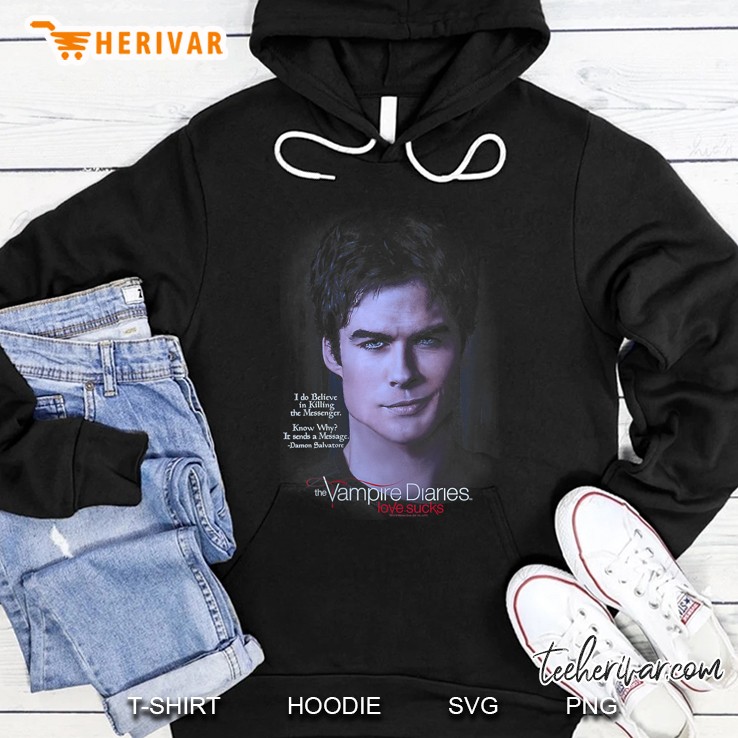 Womens Vampire Diaries Messenger Hoodie