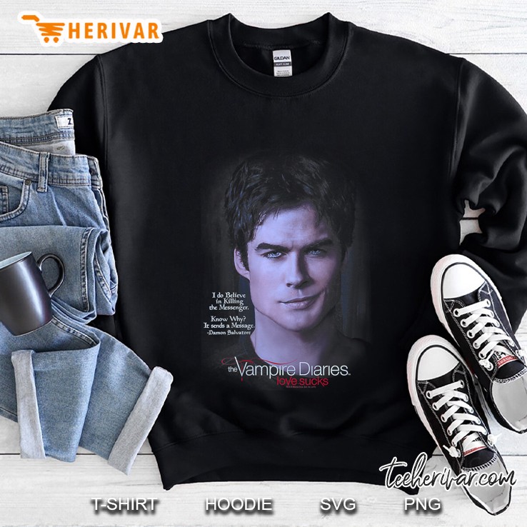Womens Vampire Diaries Messenger Sweatshirt