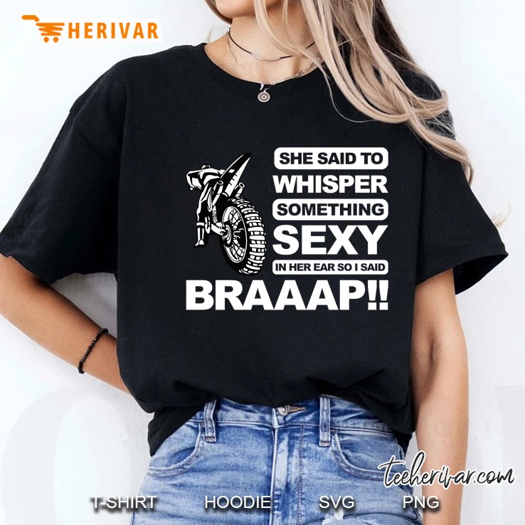 Cool Dirt Bike, Braaap!!! Ladies Tee