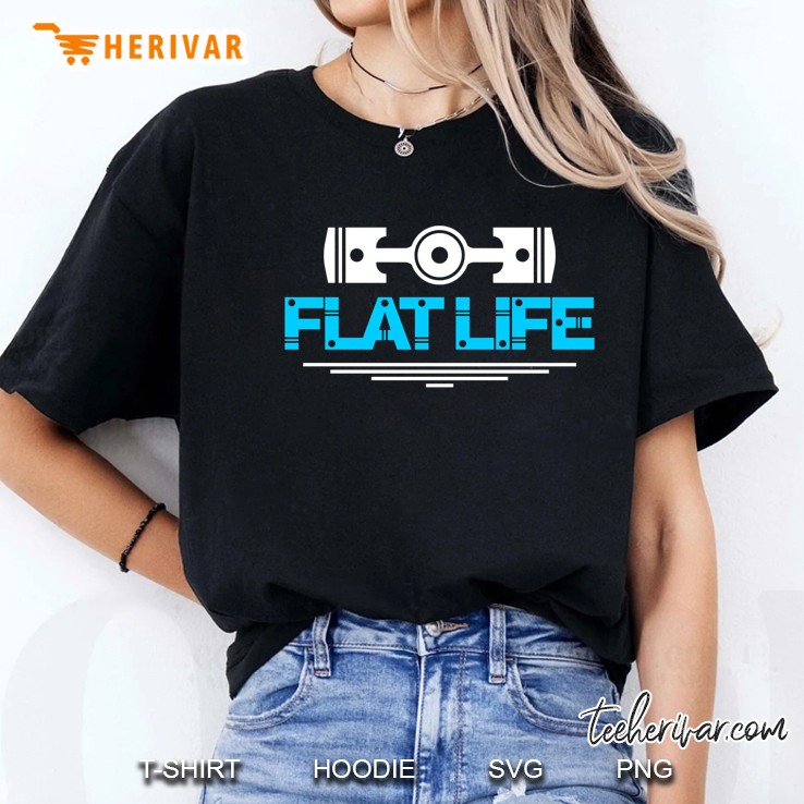 Flat Life (1) Ver2 Ladies Tee