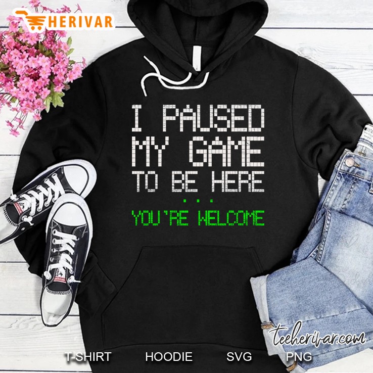 Paused My Game Hoodie