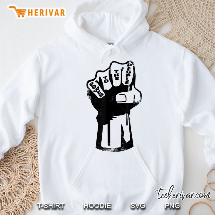 Power To The People Fist - Protest Hoodie