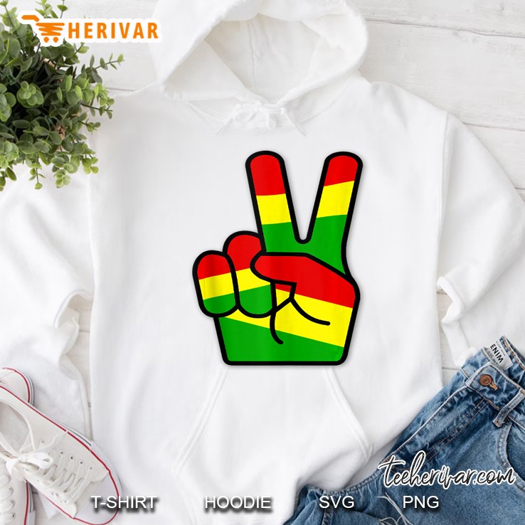 Rasta Reggae Victory Colors Art For Rastafari Lover Hoodie