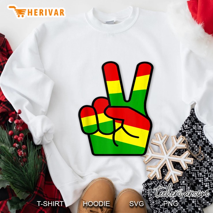 Rasta Reggae Victory Colors Art For Rastafari Lover Sweatshirt