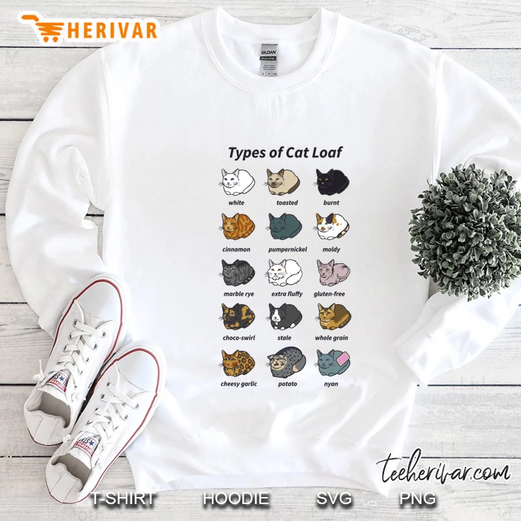 The Types Of Cat Loaf Sweatshirt