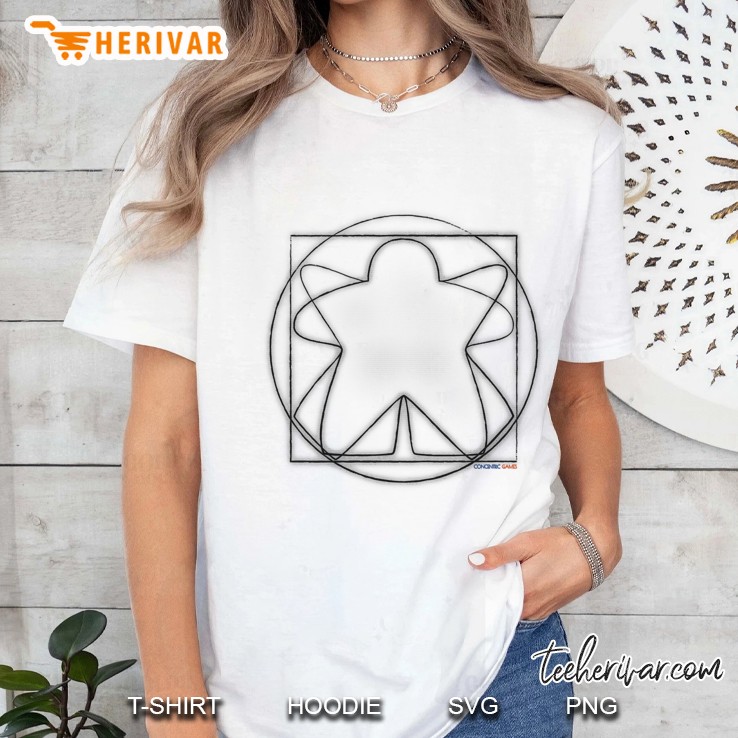 Vitruvian Meeple Hoodie