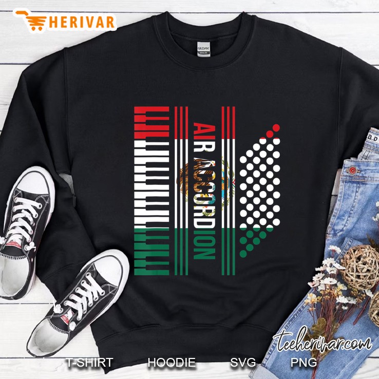 Air Accordion Proud Mexican Flag Mugs