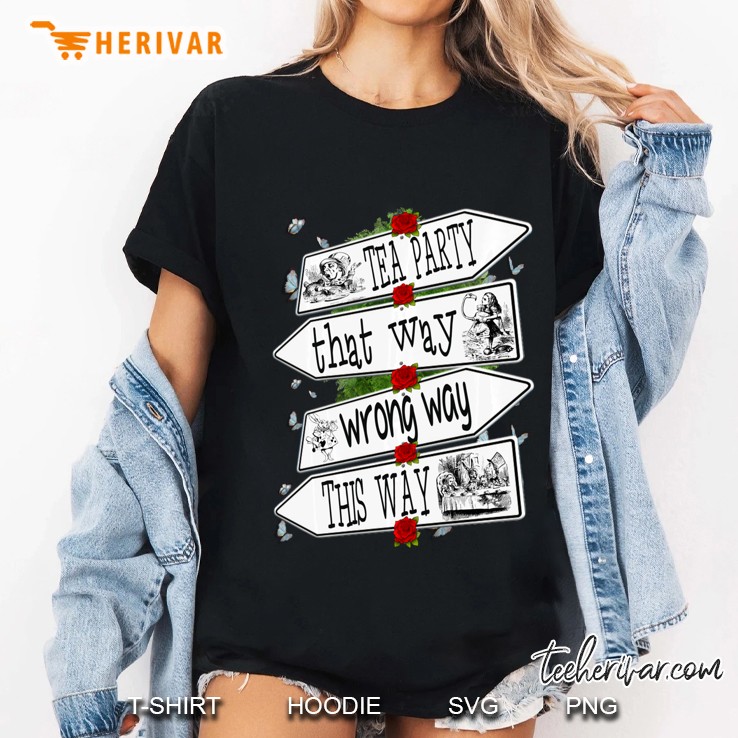 Alice In Wonderland-Men Women Kids Ladies Tee
