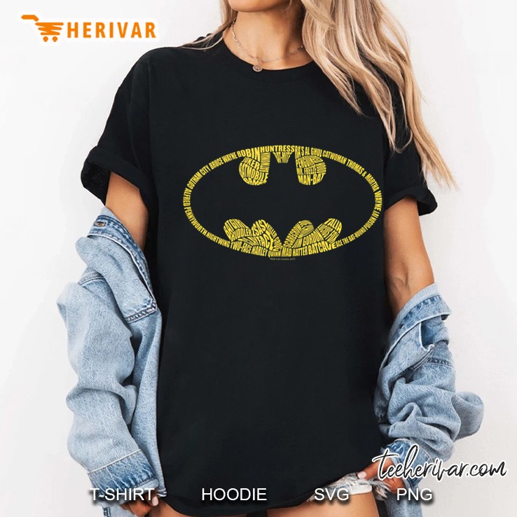 Batman Word Logo Tank Top Ladies Tee