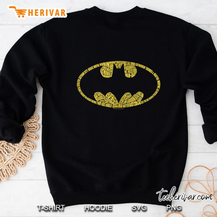Batman Word Logo Tank Top Sweatshirt