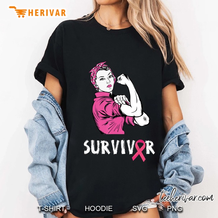 Breast Cancer Survivor Tshirt It Came We Fought And Won Ladies Tee