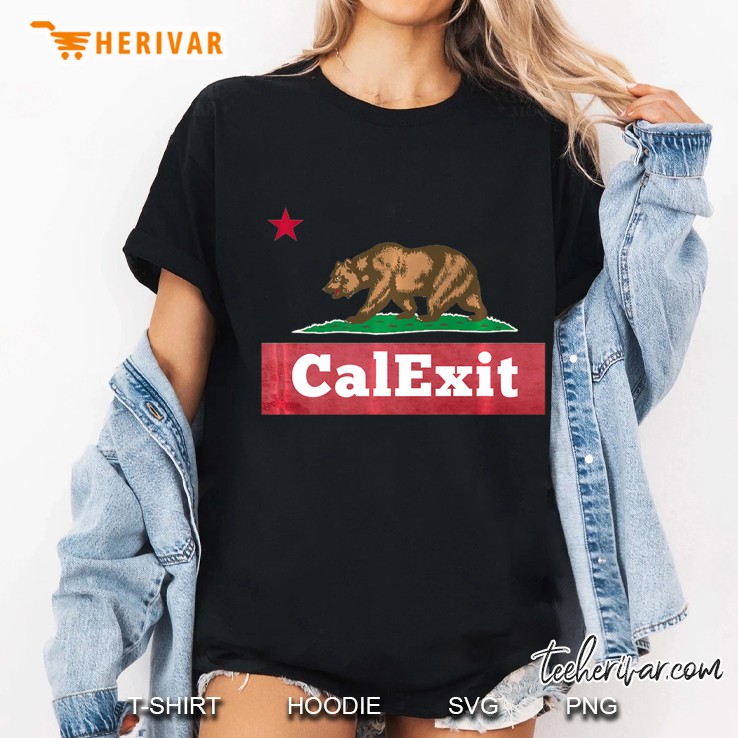 Calexi California Exit United States Secede Secession Ladies Tee