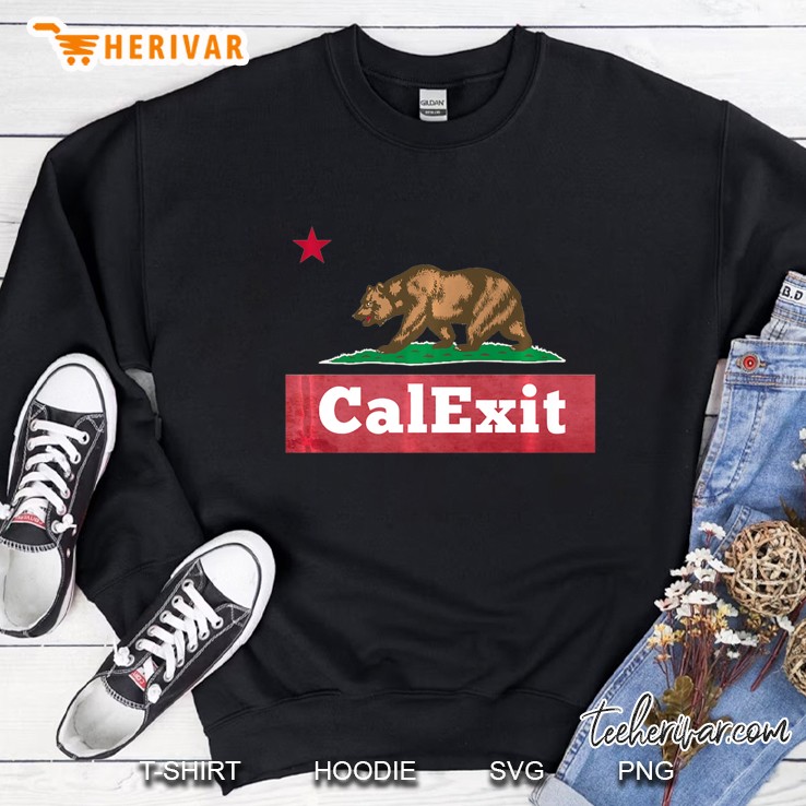 Calexi California Exit United States Secede Secession Sweatshirt
