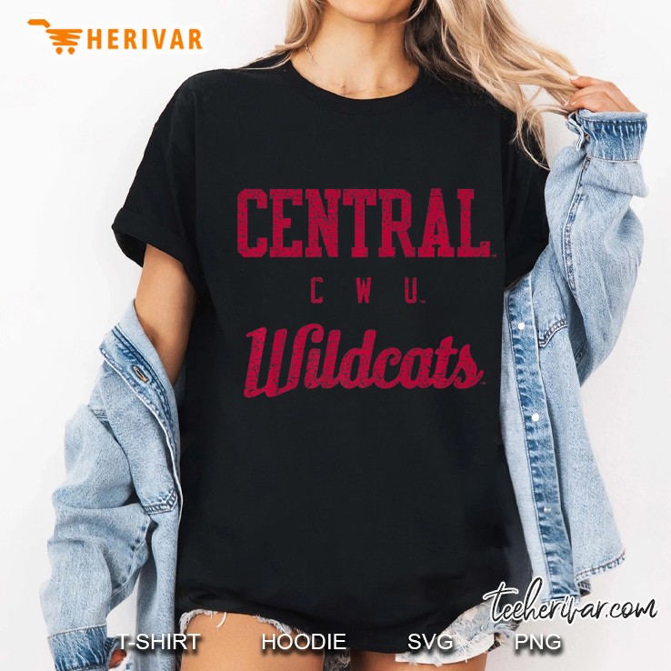 Central Washington Cwu Wildcats 30Csw-1 Ver2 Ladies Tee